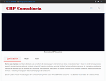 Tablet Screenshot of cbpconsultoria.com